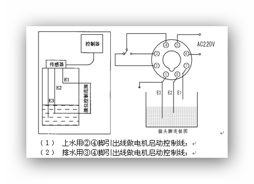 控制电路及插头脚连接图